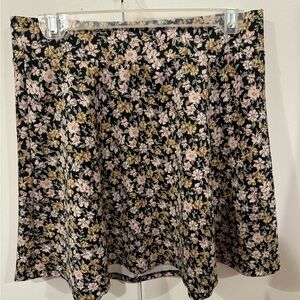 Floral skirt, L, by Charlotte Russe, excellent condition.